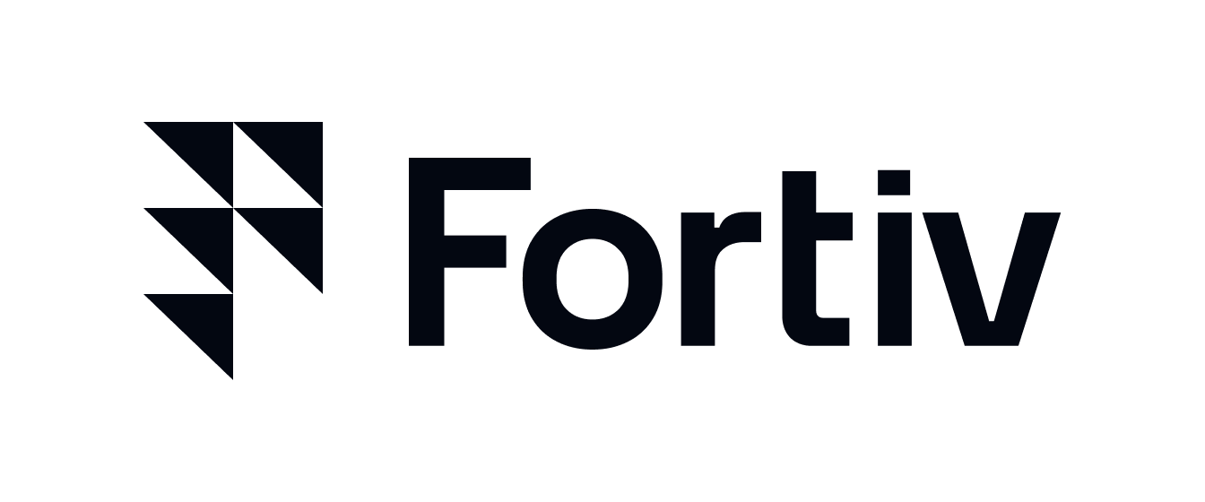 Fortiv logo — dark on light